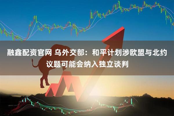 融鑫配资官网 乌外交部：和平计划涉欧盟与北约议题可能会纳入独立谈判