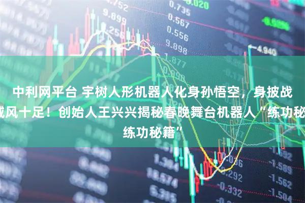 中利网平台 宇树人形机器人化身孙悟空，身披战袍威风十足！创始人王兴兴揭秘春晚舞台机器人“练功秘籍”
